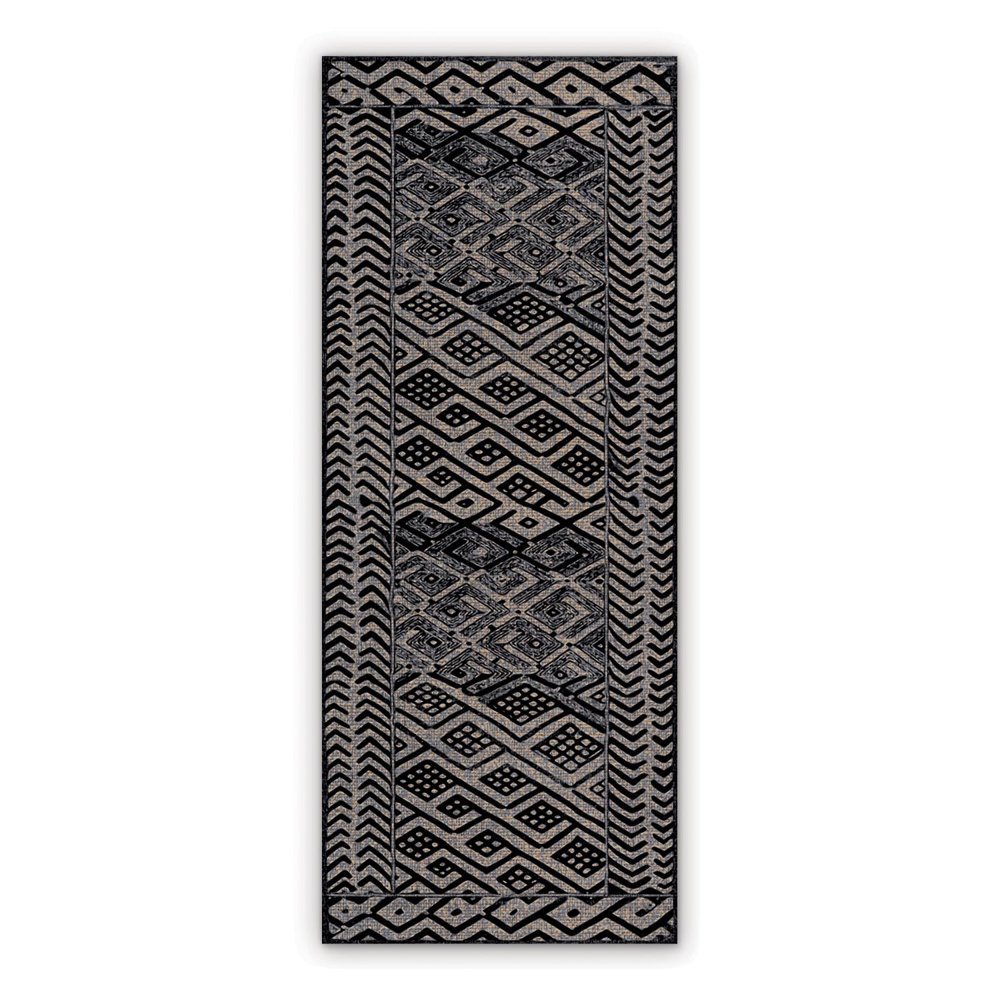 Vinyl mat for kitchen Boho pattern pattern in herringbone