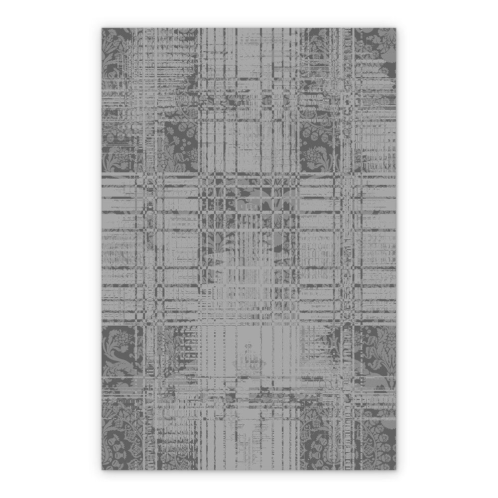 Vinyl floor mat Gray concrete fabric