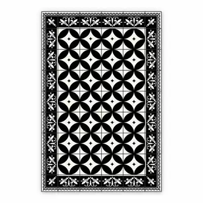 Vinyl mat for kitchen Geometric dark pattern