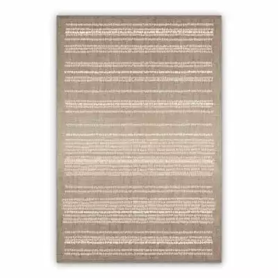 Vinyl floor mat for home fabric pattern