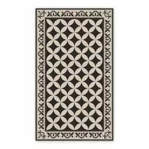 Vinyl rugs for bathroom Geometric patchwork pattern