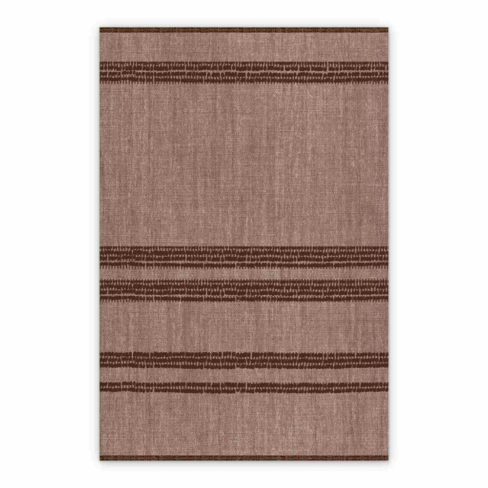 Vinyl outdoor rug fabric pattern