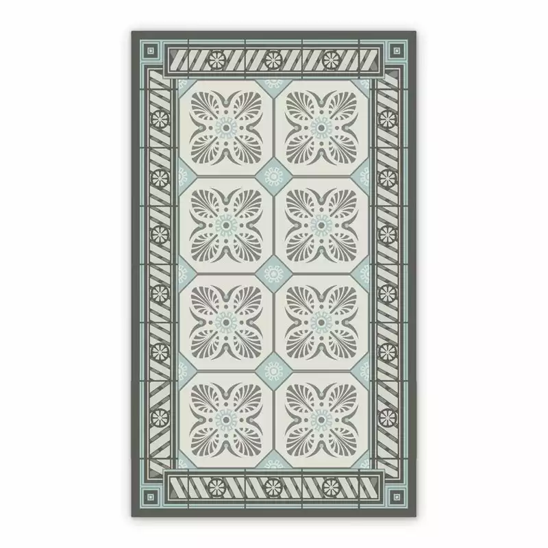 Vinyl rugs for bathroom tiles vintage