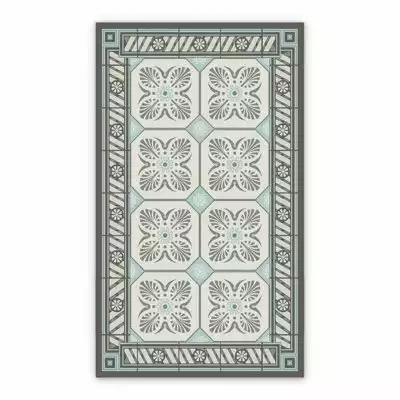 Vinyl rugs for bathroom tiles vintage