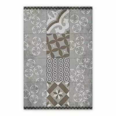 Vinyl runners Abstract Azulejos