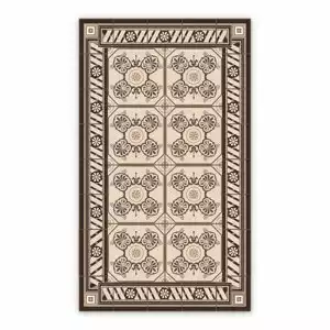 Vinyl floor mat for bathroom Vintage Azulejos