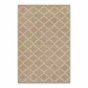 Vinyl floor mat for office chair Moroccan fabric pattern