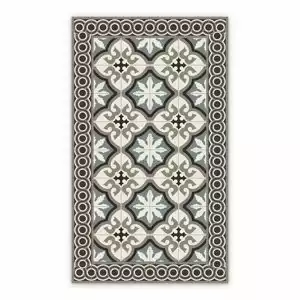 Vinyl rugs for bathroom Antique Azulejos