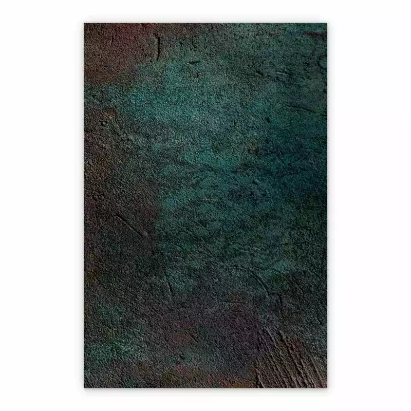 Vintage Vinyl rug colorful concrete