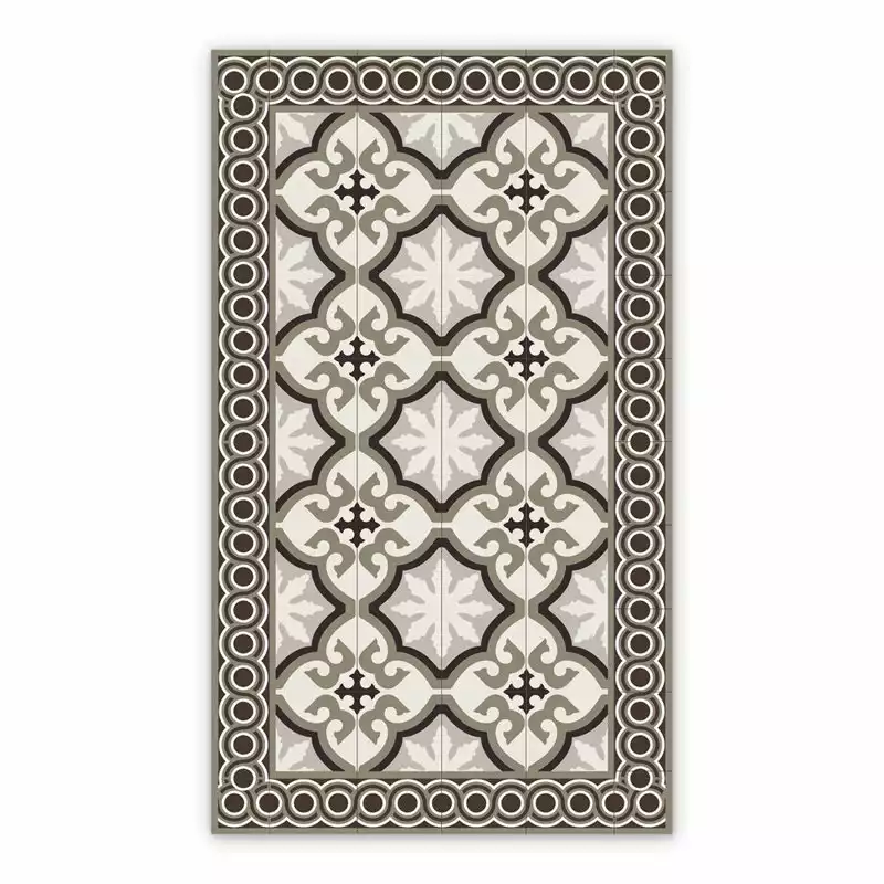 Vinyl runners for hallways Azulejos abstraction