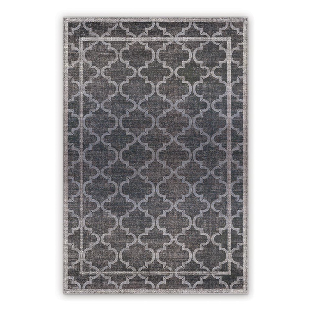 Vinyl floor mat Moroccan rectangle pattern