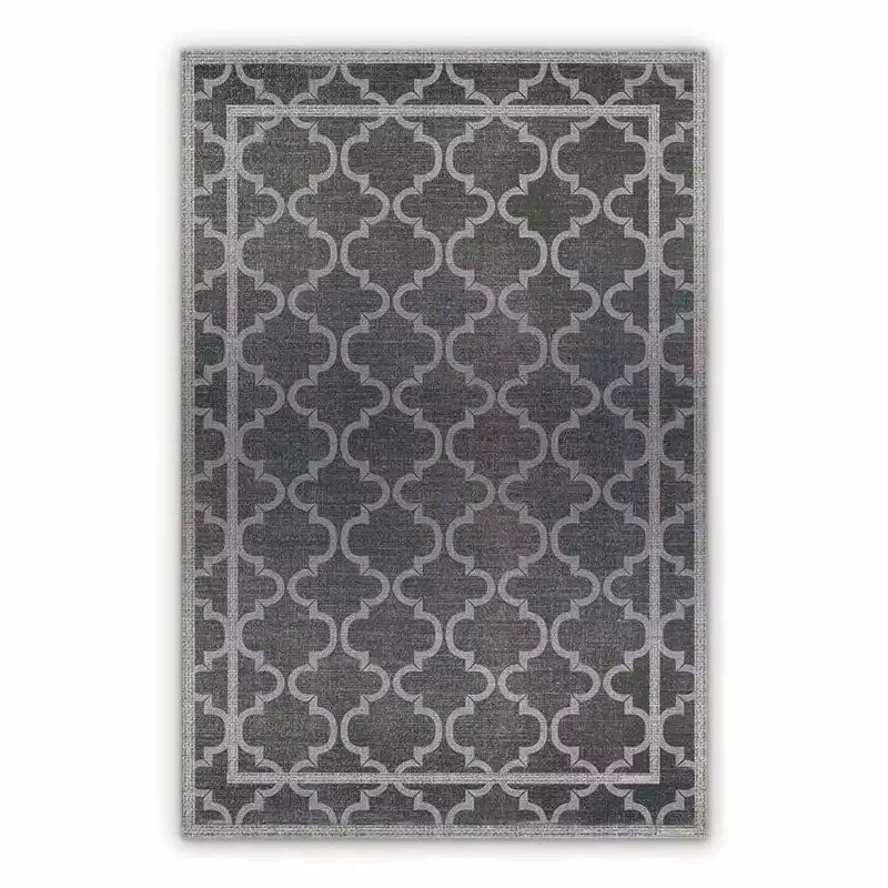 Vinyl floor mat Moroccan rectangle pattern