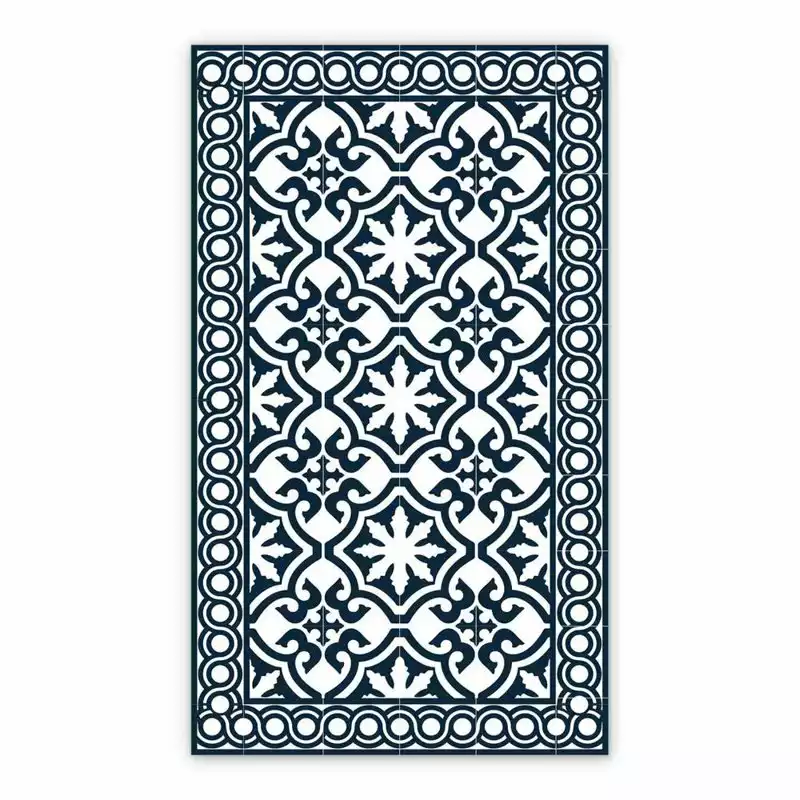 Vintage Vinyl floor mat Azulejos classic