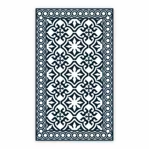 Vintage Vinyl floor mat Azulejos classic