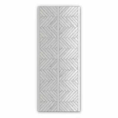 Vinyl floor runners Wooden pattern in herringbone