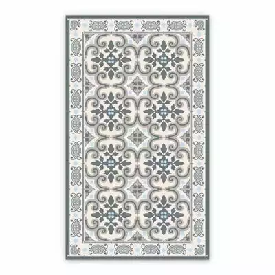 Vinyl floor mat for kitchen Symmetrical pattern Azulejos