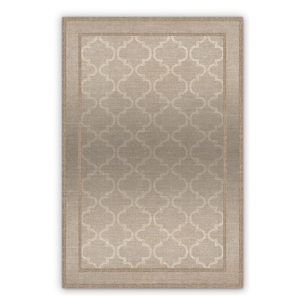 Vinyl floor mat for home Moroccan style clover