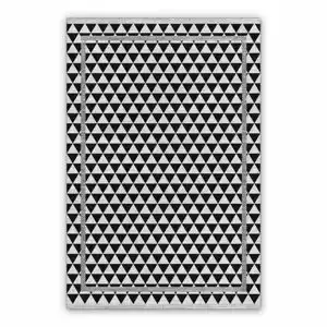 Vinyl rugs for kitchen Abstract triangles