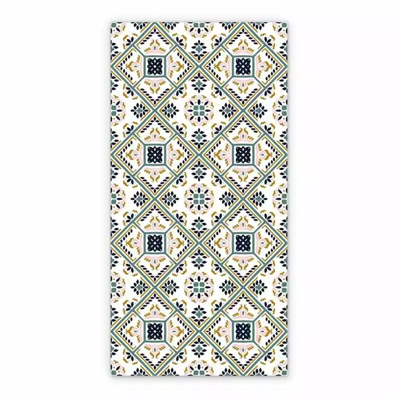 Vinyl floor runners Pastel Azulejos