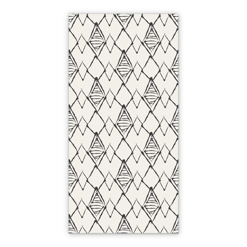 Vinyl floor mat for kitchen Sketch of triangles
