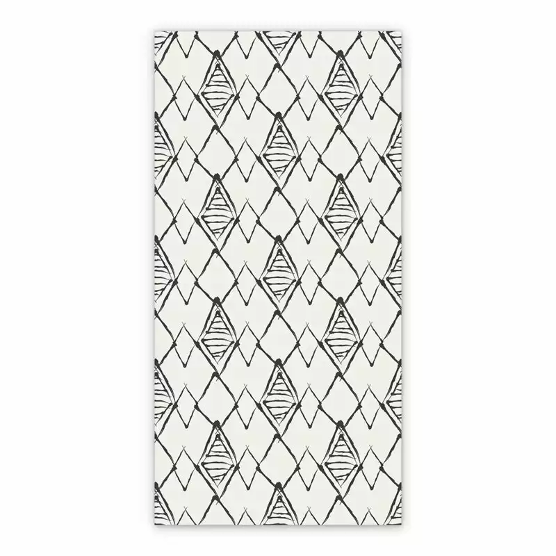 Vinyl floor mat for kitchen Sketch of triangles