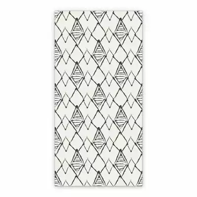 Vinyl floor mat for kitchen Sketch of triangles