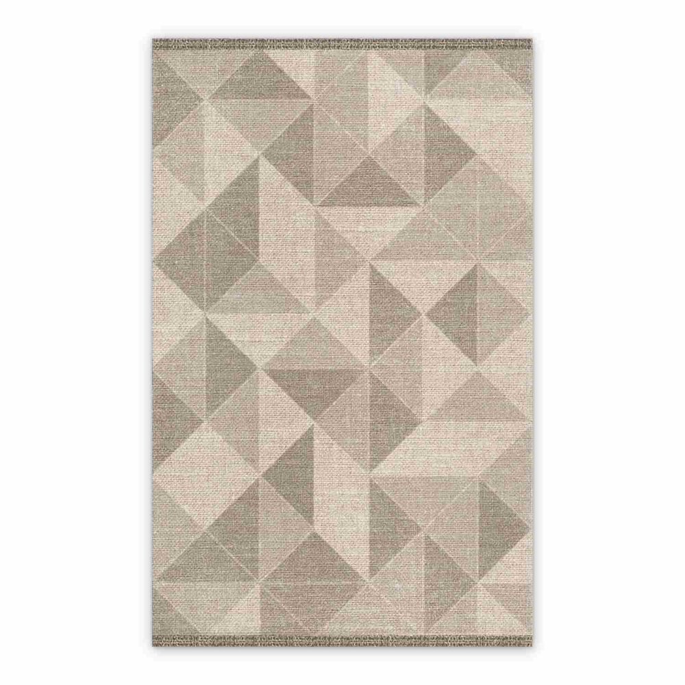 Vinyl floor mat for home triangles