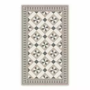 Vinyl mat Geometry Flowers Abstraction