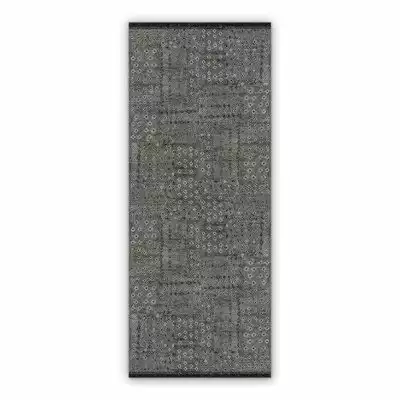 Vinyl floor mat for office chair Gray pattern Abstraction Geometry