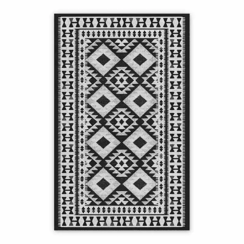 Vinyl rugs for liVing room Zohr Boho pattern