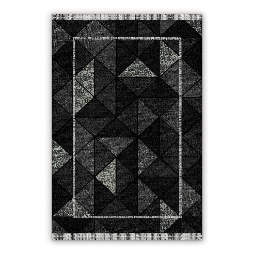 Vinyl rug runne Triangles Abstraction Geometry