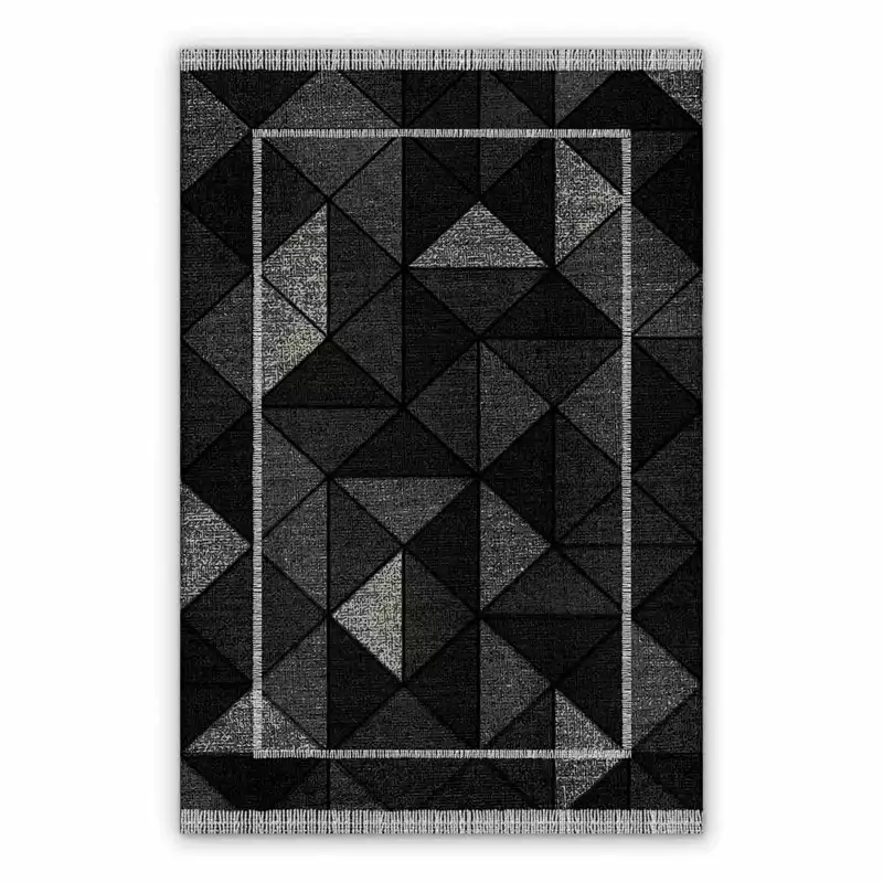 Vinyl rug runne Triangles Abstraction Geometry