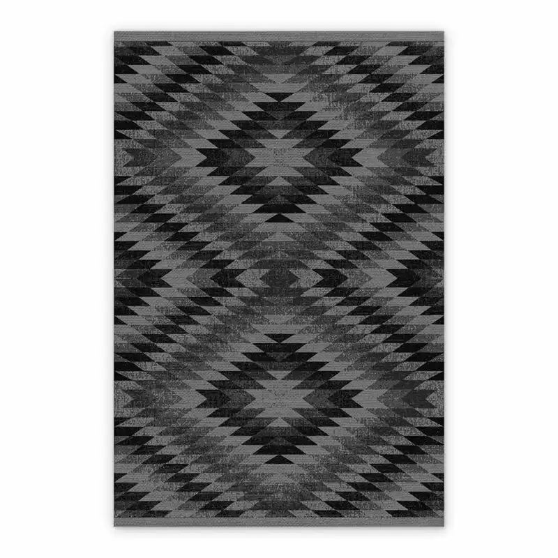 Vinyl floor mat for office chair Zohr Boho Geometry