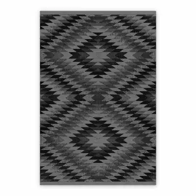 Vinyl floor mat for office chair Zohr Boho Geometry