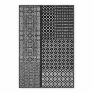 Vintage Vinyl rug Abstraction Patchwork Romanes