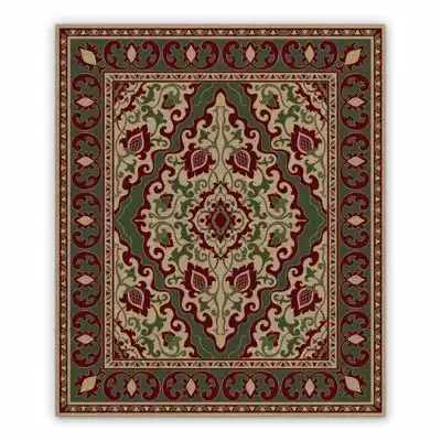 Vinyl floor mat for bathroom Vegetation Abstraction Ornaments