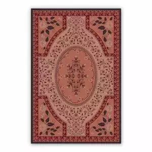 Vinyl rugs for kitchen Ornaments of vegetation flowers