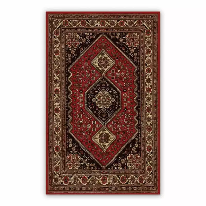 Vinyl outdoor rug Persian geometry abstraction