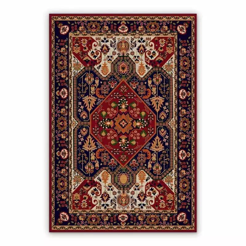 Vinyl floor runners Persian mandala pattern