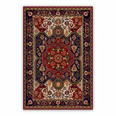 Vinyl floor runners Persian mandala pattern