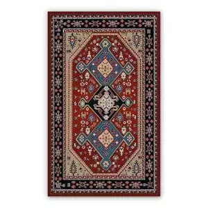 Vinyl floor mat for home Pixel Persian Pattern