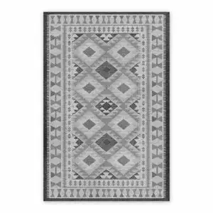 Vinyl rugs for liVing room Geometric squares