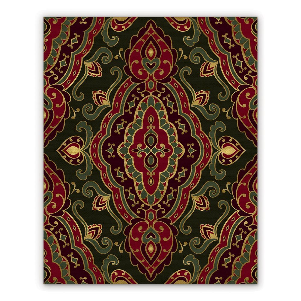 Vinyl floor runners Colorful Persian pattern