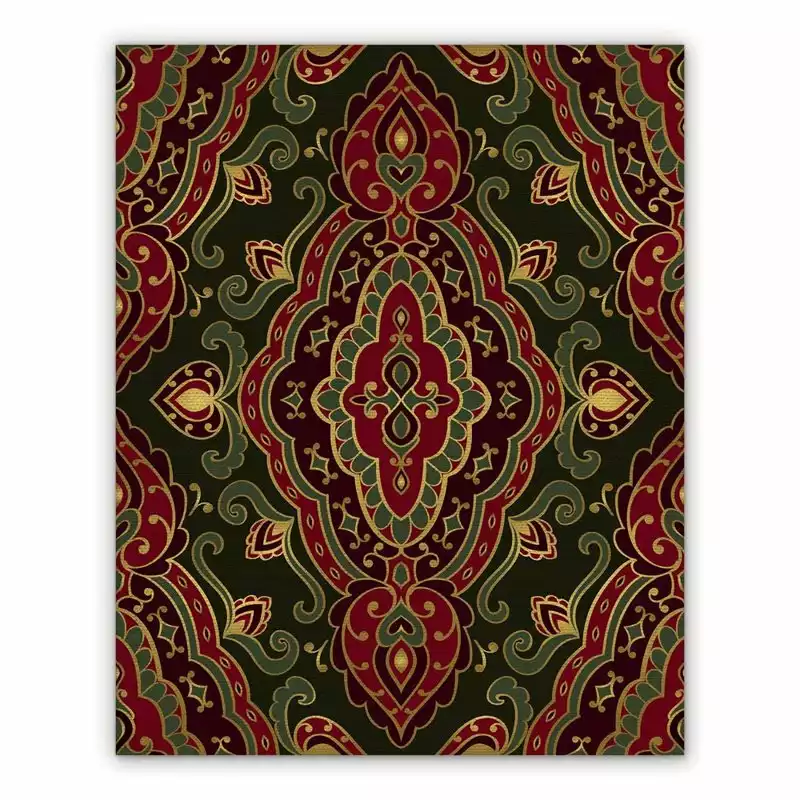 Vinyl floor runners Colorful Persian pattern