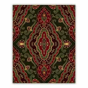 Vinyl floor runners Colorful Persian pattern