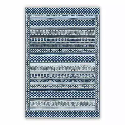 Vinyl floor mat for kitchen Geometric stripes grille