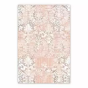 Vinyl rugs for kitchen Mandala Destroyed fabric